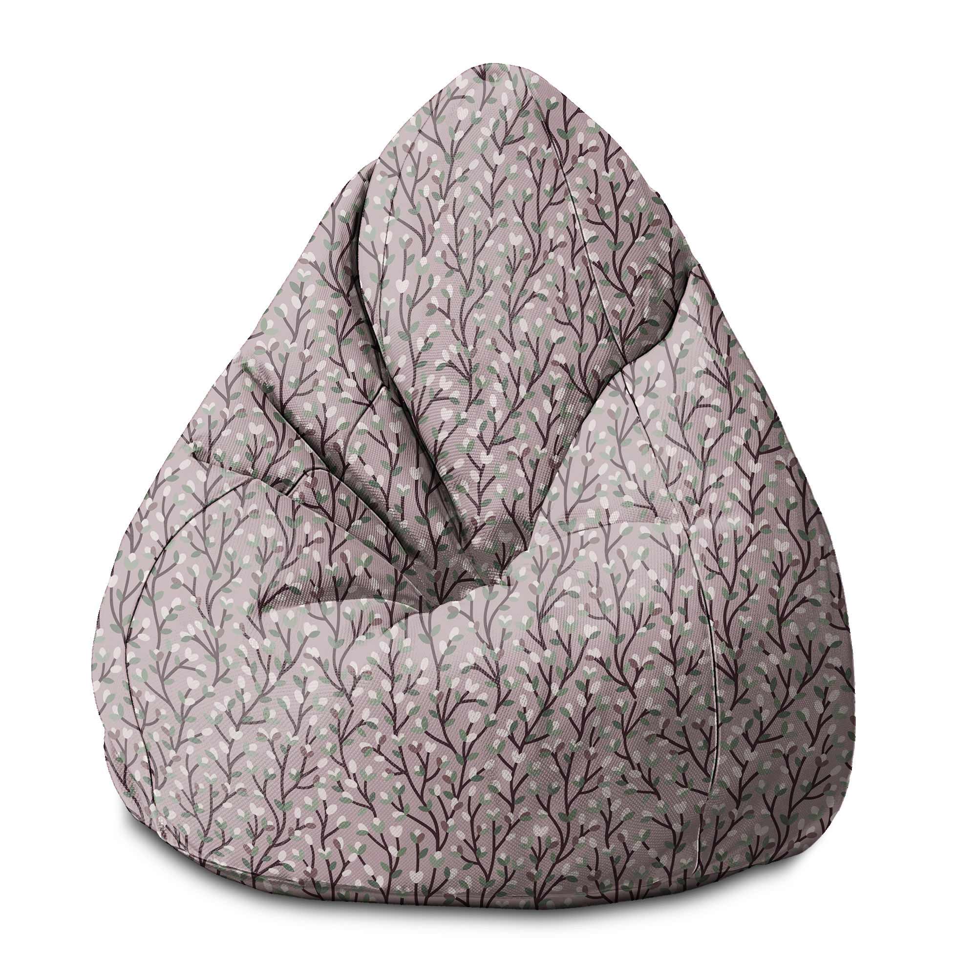 Puf Pearshape Branches-S-Oxford