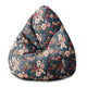 Puf Pearshape Colorful Flowers-S-Oxford
