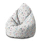 Puf Pearshape Bunter Terrazzo-M-Oxford