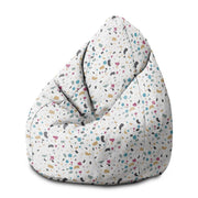 Puf Pearshape Bunter Terrazzo-M-Samt