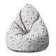 Puf Pearshape Bunter Terrazzo-S-Oxford