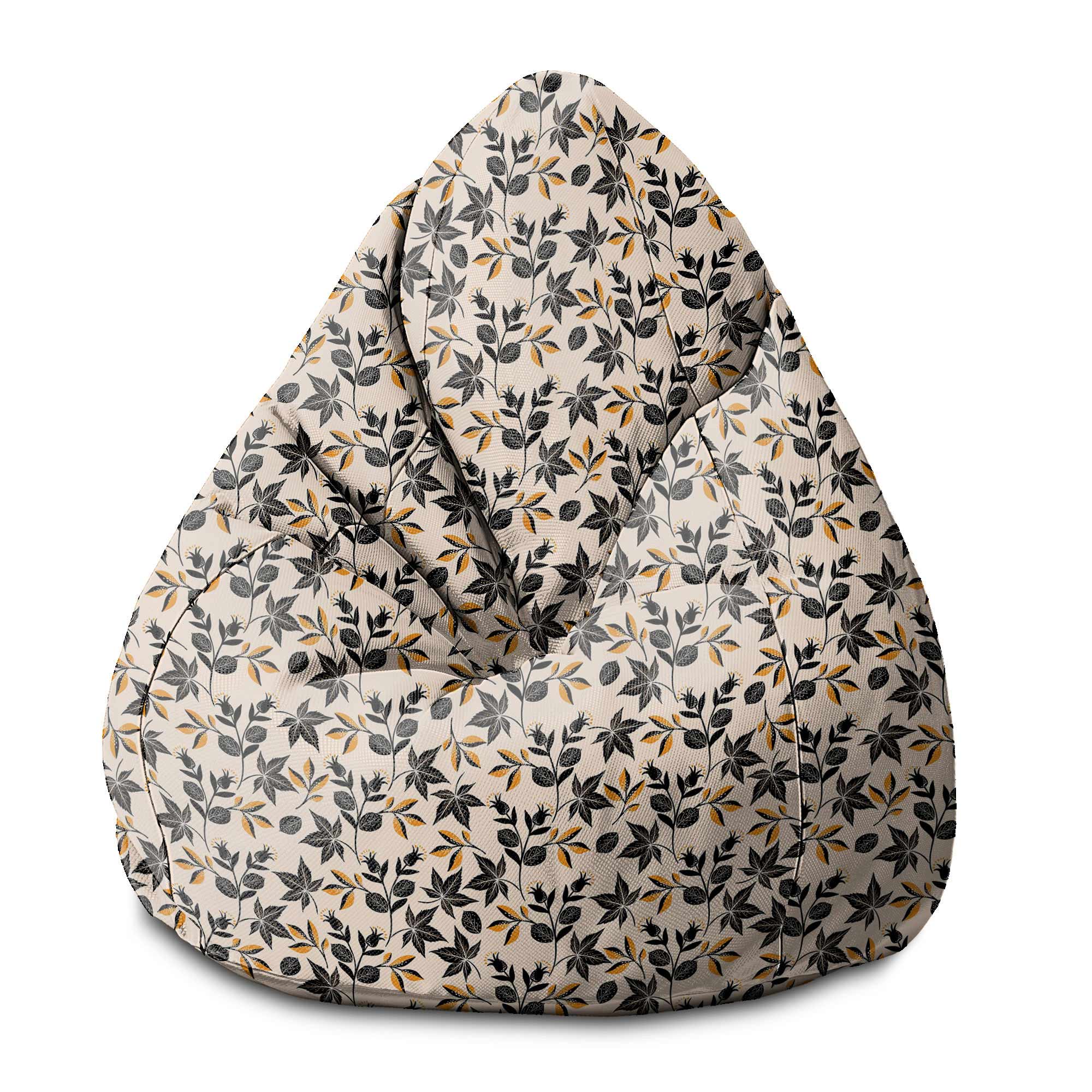 Puf Pearshape Cozy Autumn Leaves-S-Oxford