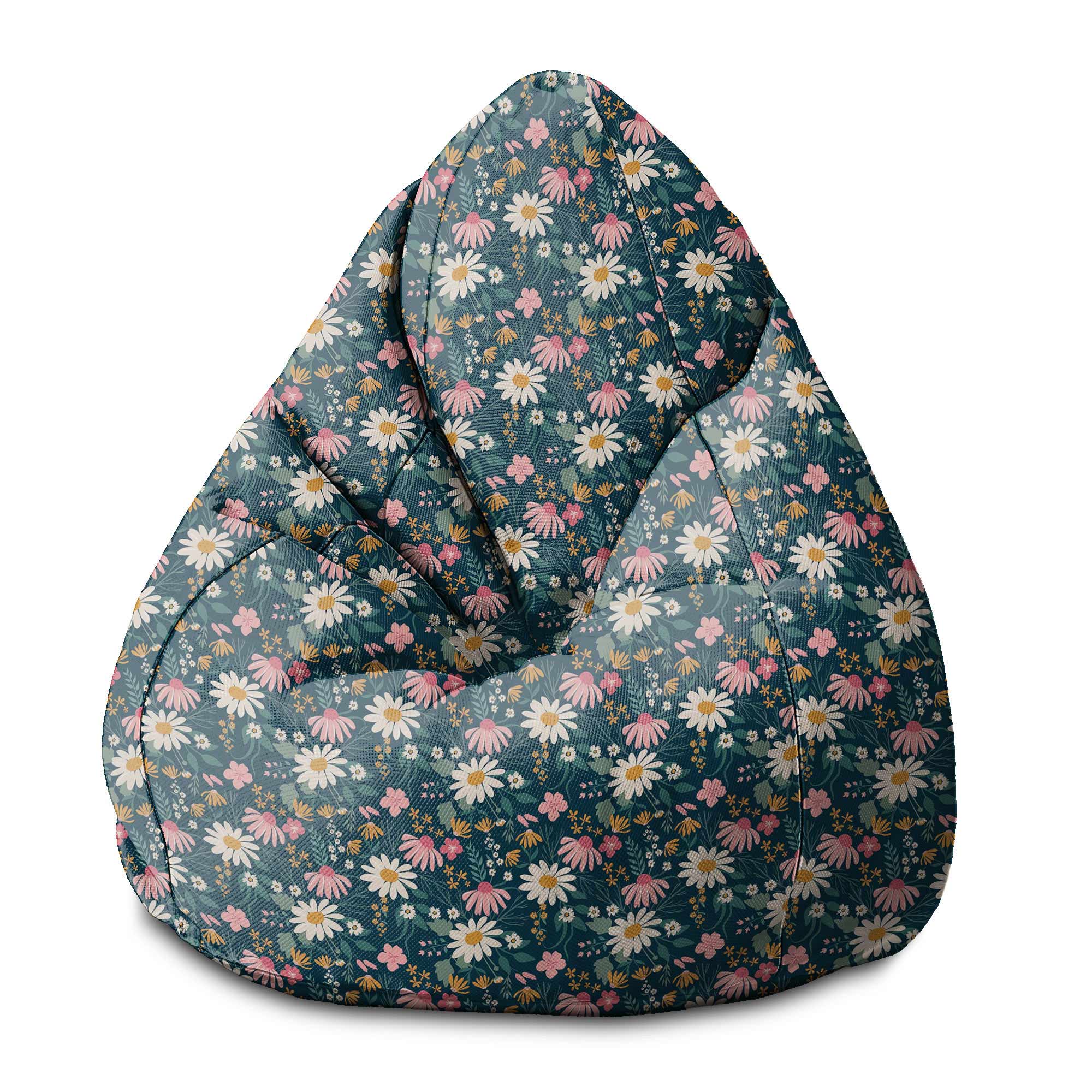 Pearshape Pouf Daisy Meadow