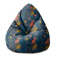 Puf Birnenform Doodle Exotisch-S-Oxford