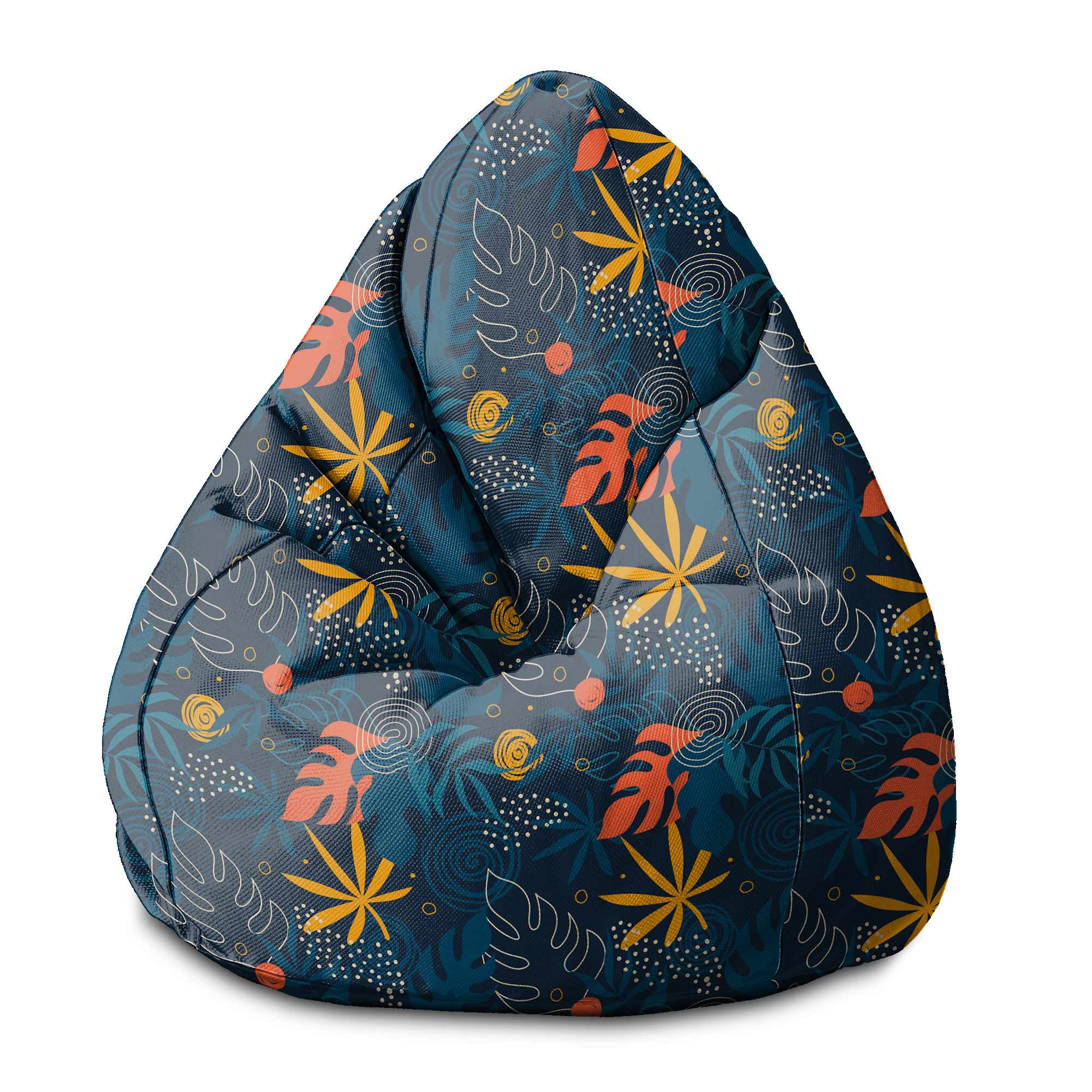 Puf Birnenform Doodle Exotisch