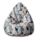 Puf Pearshape Early Morning Flowers-S-Velvet