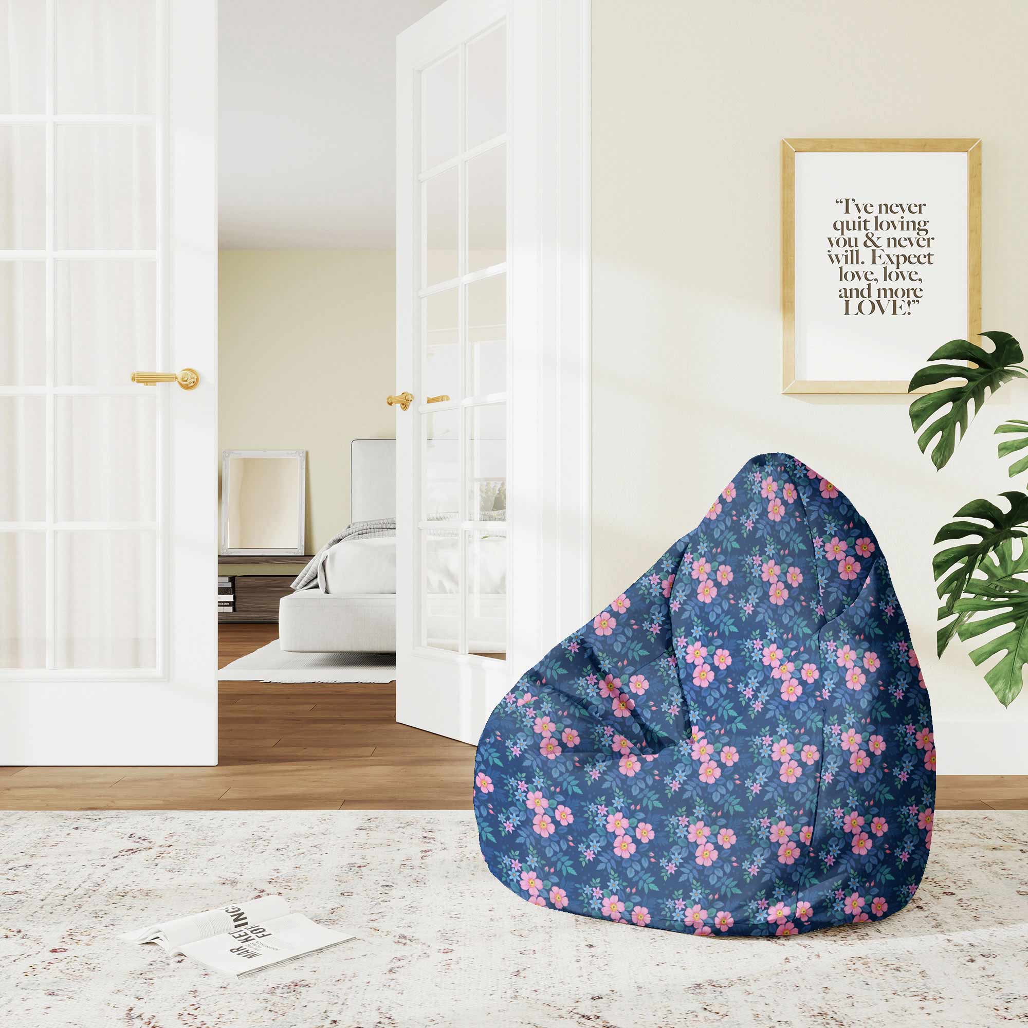 Puf Pearshape Fresh Rose-M-Velvet