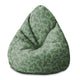 Puf Pearshape Herbal Leaves Pattern-S-Oxford
