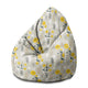 Puf Pearshape I Like Scandi-M-Velvet
