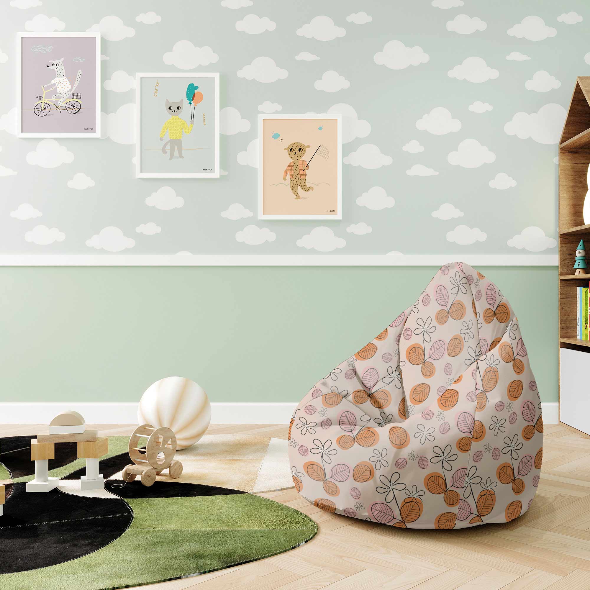 Pearshape Pouf It Must Be August
