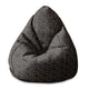 Sitzpouf Birnenform Abstraktes Design-S-Oxford
