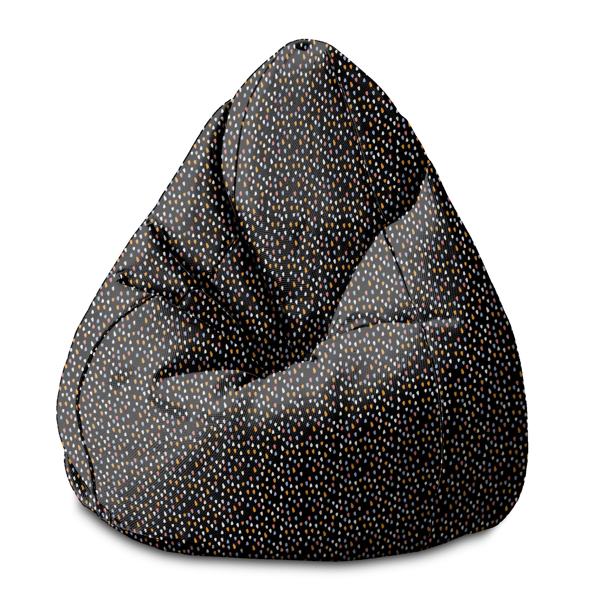 Puf Pearshape Abstract Design-S-Velvet