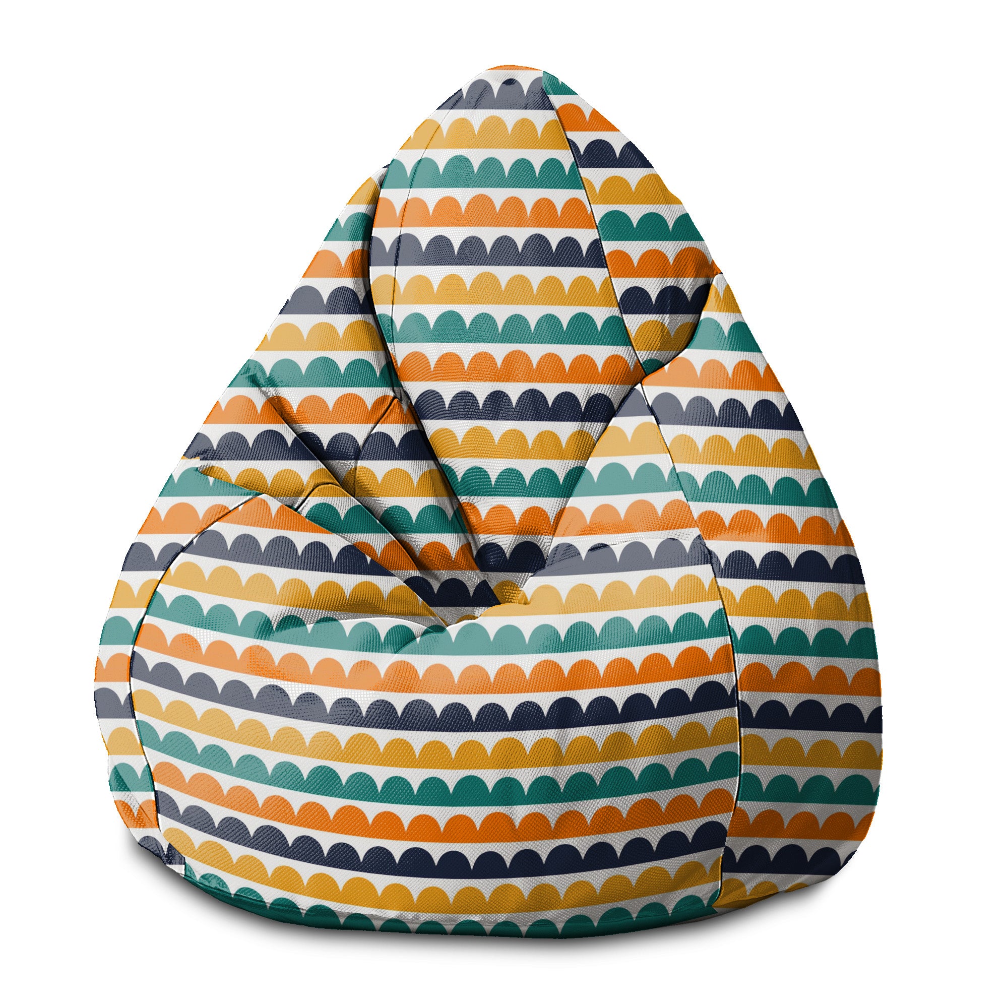 Puf Pearshape Abstract Half Dots
