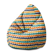 Puf Pearshape Abstract Half Dots-M-Oxford