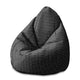 Puf Pearshape  Aesthetic Grid-M-Velvet