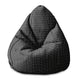 Puf Pearshape  Aesthetic Grid-S-Oxford