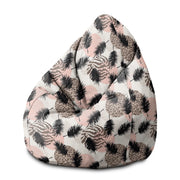 Sitzpouf Birnenform Tier- und Tropisch Geometrisch-M-Samt