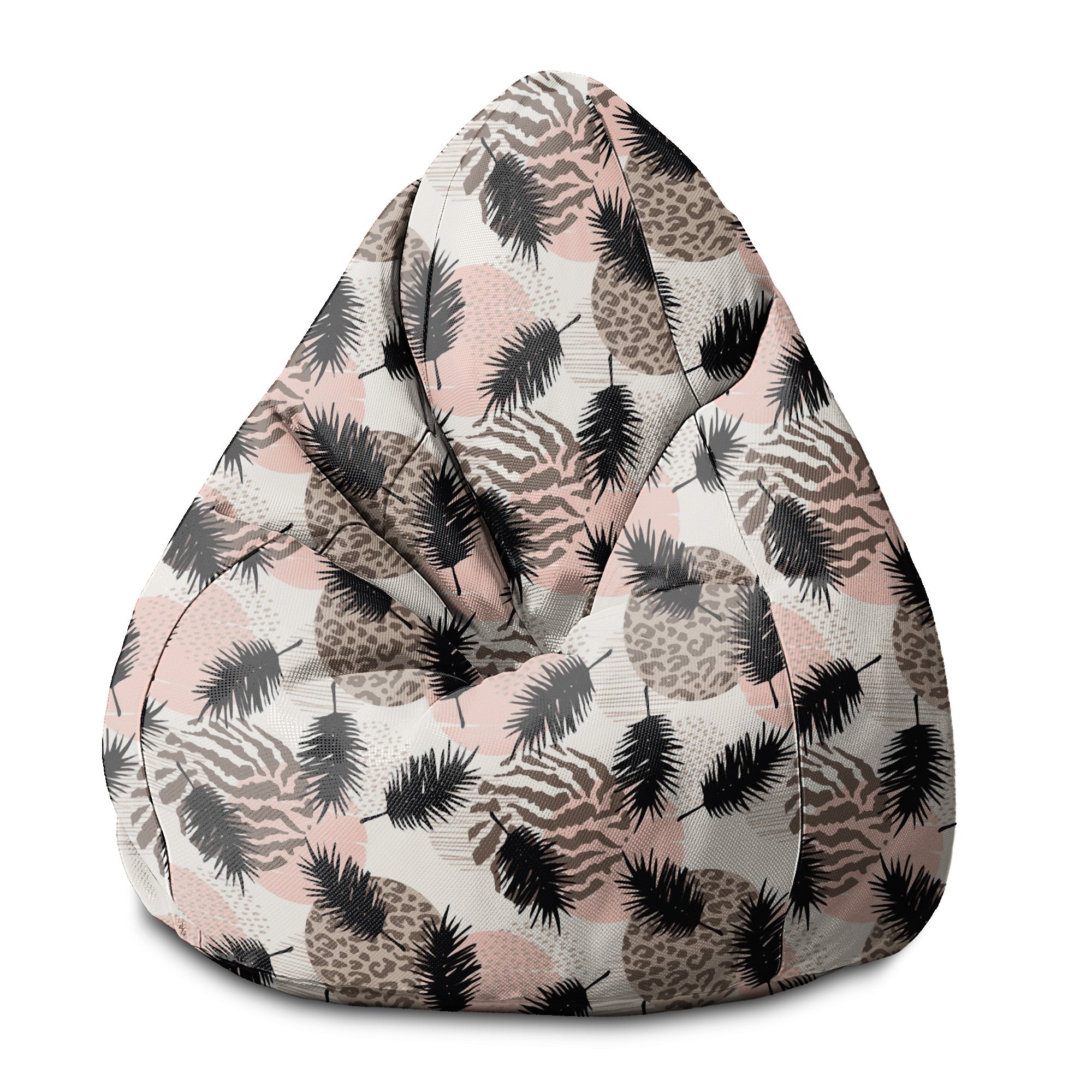 Puf Pearshape Animal and Tropical Geometric-S-Oxford