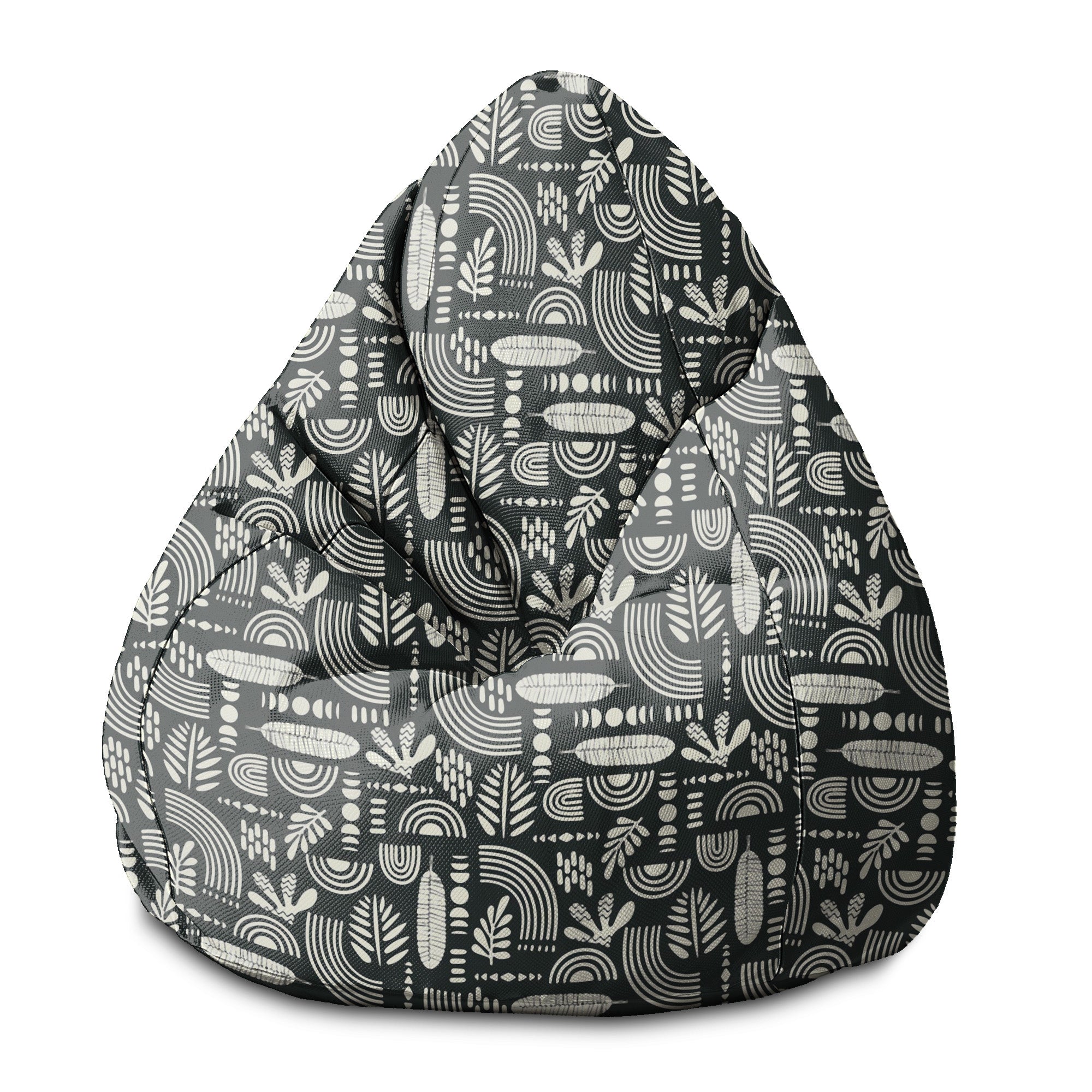 Puf Pearshape Artistic Abstract Art-S-Panama