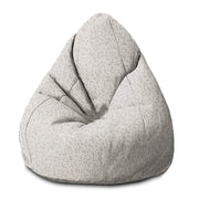 Pearshape Pouf Beige Dots-S-Velvet