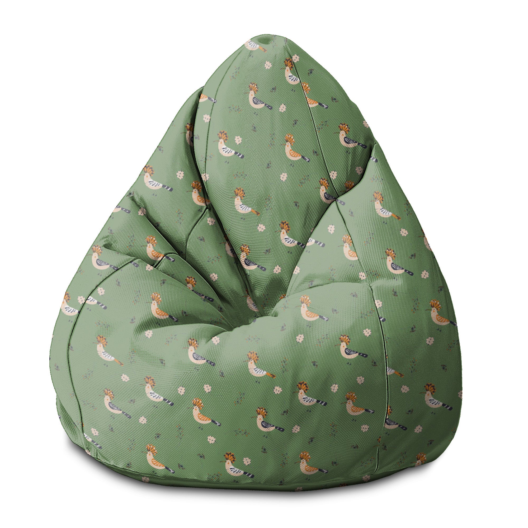 Puf Birnenform Vögel und Beeren-S-Oxford