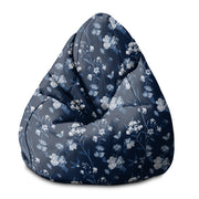 Puf Pearshape Blue Botanical-S-Oxford