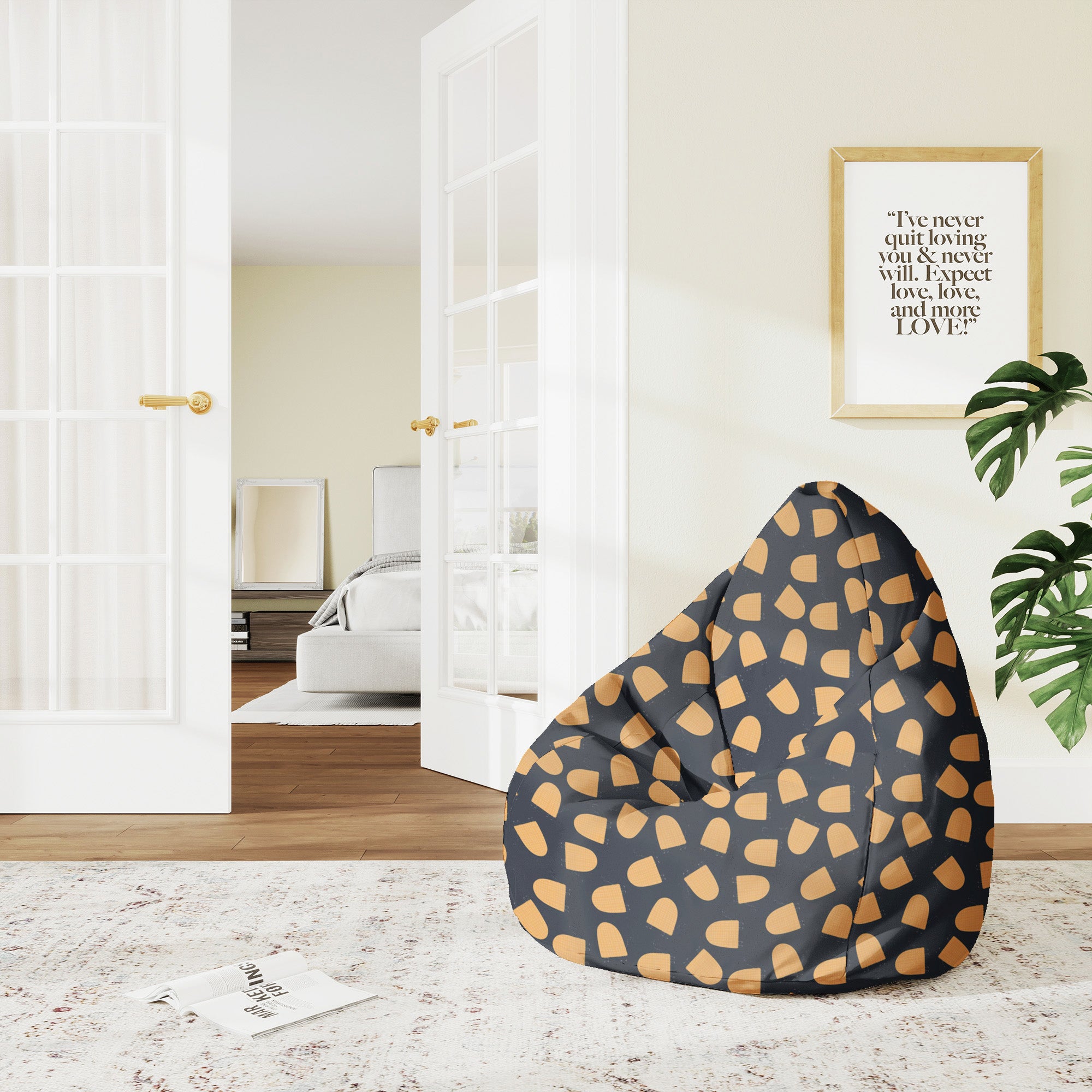 Pearshape Chilling Turtles Pouf-M-Velvet