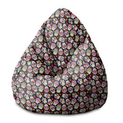 Puf Pearshape Barevná Lebka