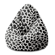 Pearshape Cow Print Pouf-S-Oxford