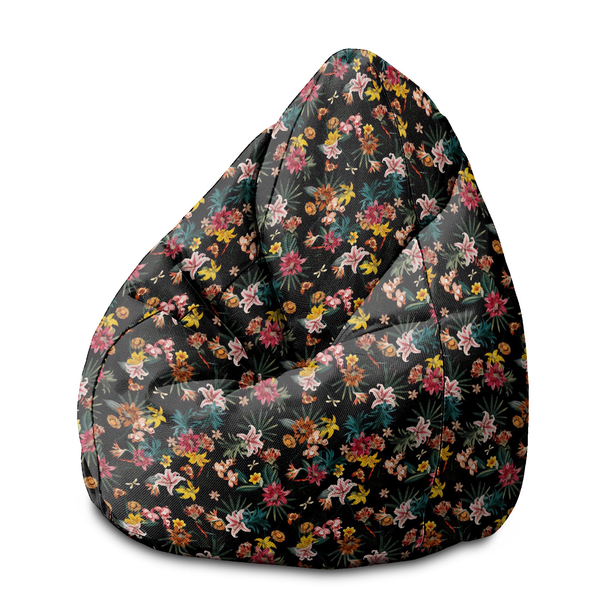 Puf Pearshape Dark Jungle-M-Oxford