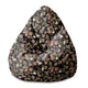 Puf Pearshape Dark Jungle-S-Oxford
