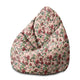 Puf Birnenform Dunkler Dschungel Pink-M-Oxford