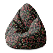 Sedací vak Pearshape Dark Jungle Red-S-Oxford