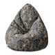 Puf Pearshape Dark Tropical Plants