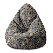 Puf Pearshape Tmavý Tropické Rostliny-S-Velvet