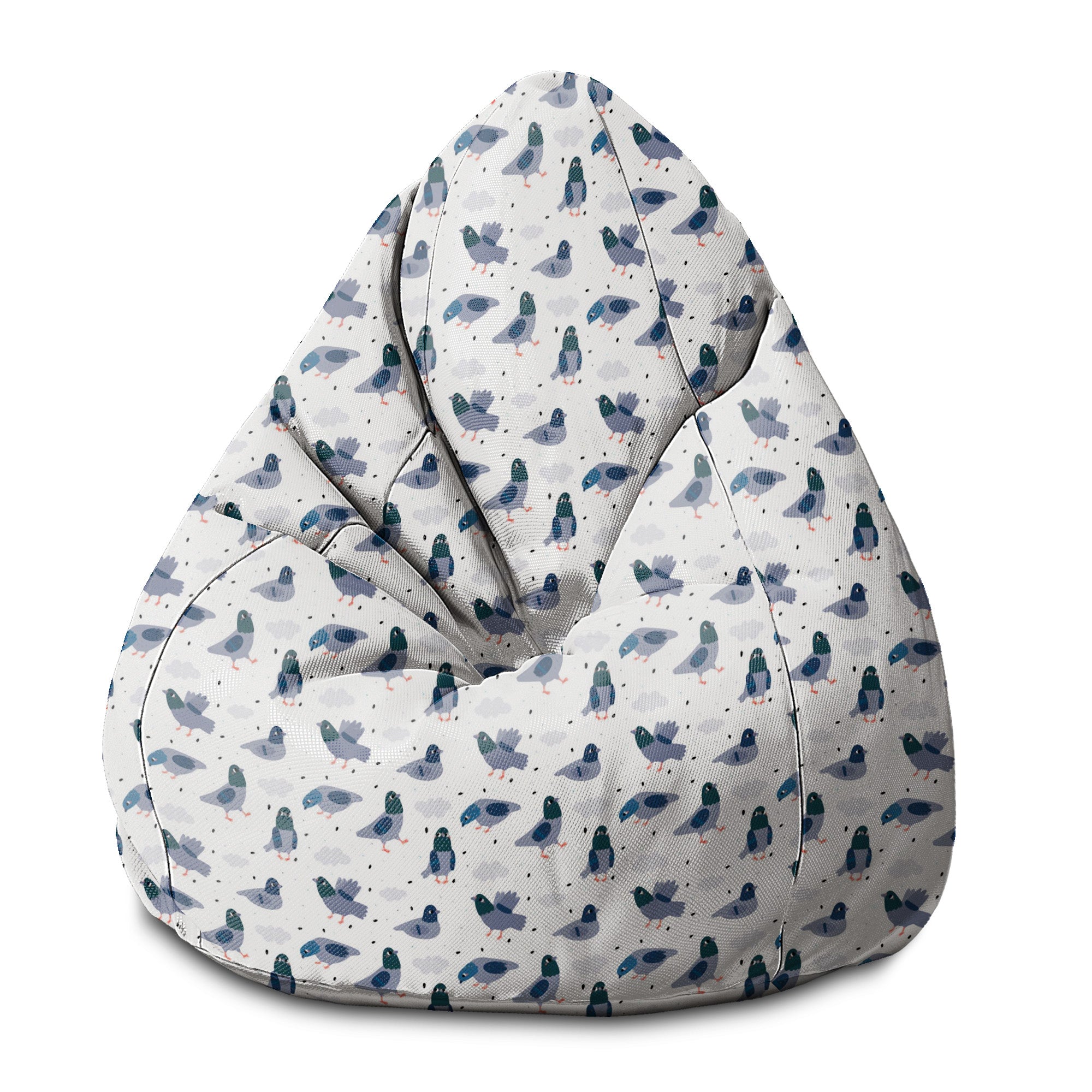 Puf Pearshape Doves-S-Velvet