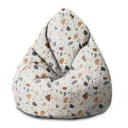 Puf Pearshape Ecru Terrazzo
