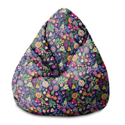 Puf Pearshape Exotic Floral