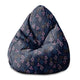Puf Pearshape Geometric Flower