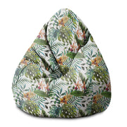 Puf Pearshape Kwiatowa Akwarela