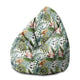 Puf Birnenform Blumen Aquarell-M-Oxford