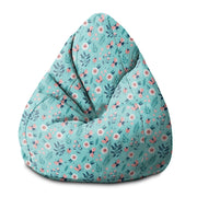 Pearshape Pouf Ladybugs and Flowers