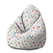 Puf Birnenform Living in the Flowers-M-Samt