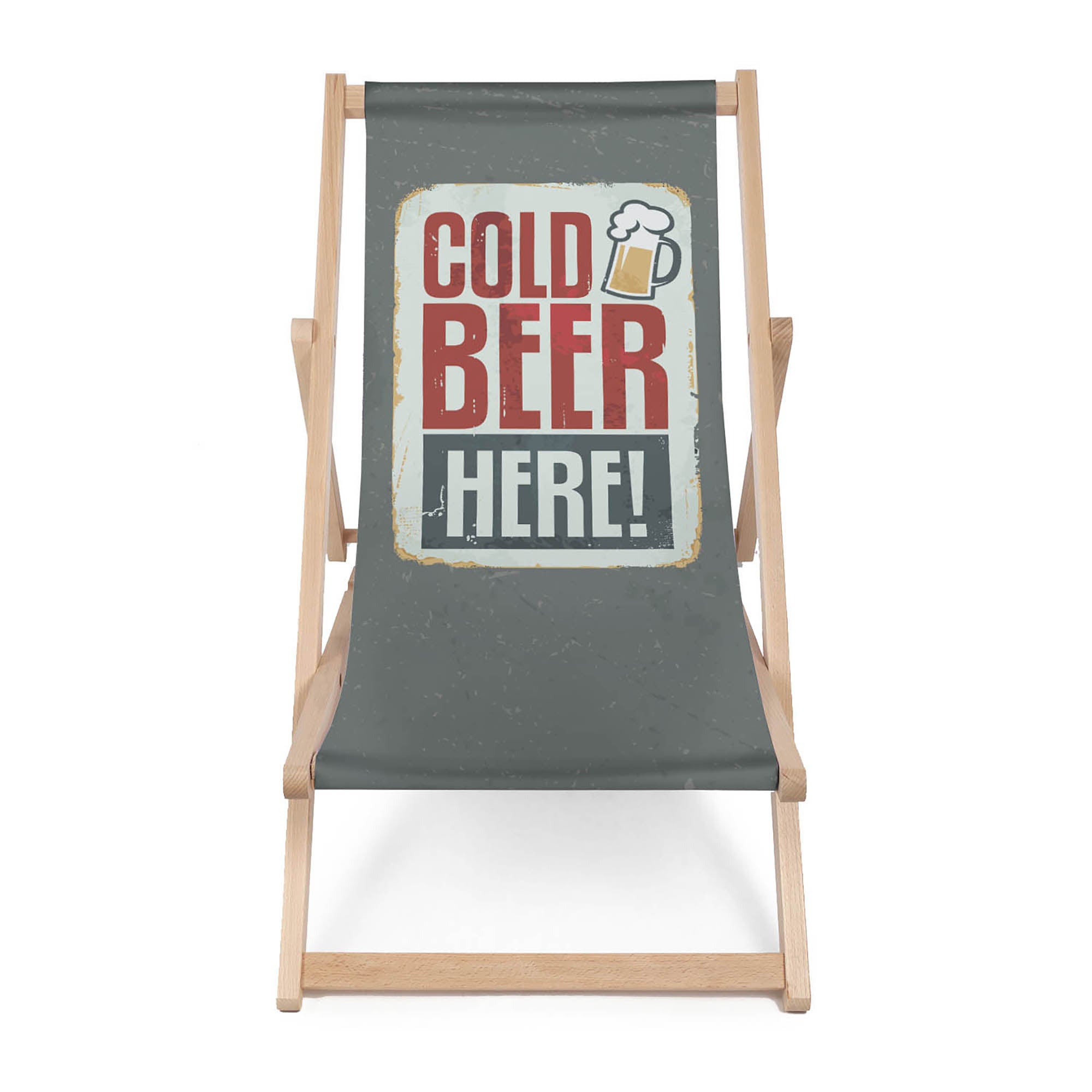 Wooden Table Cold Beer-50x50 CM