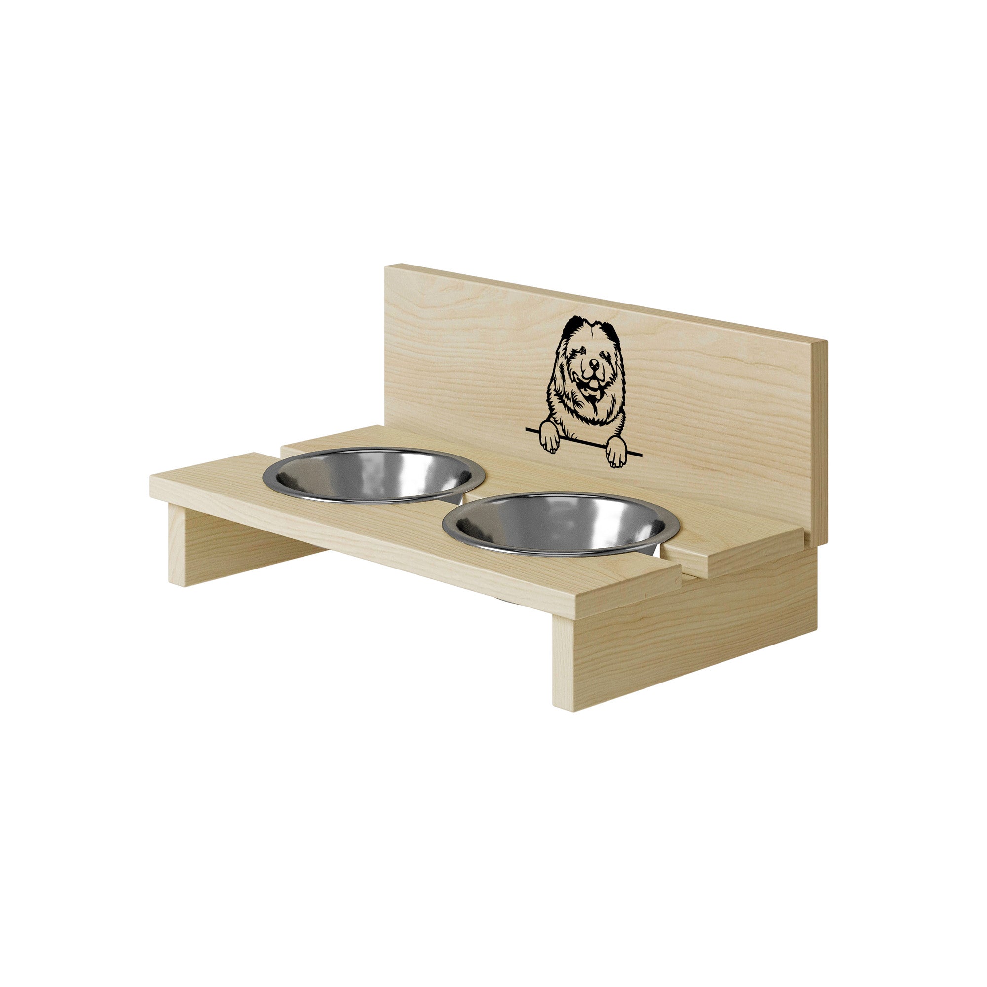 Stojak na miskę dla psa Chow Chows-L