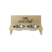 Stojak na miskę dla kota First Feed the Cat