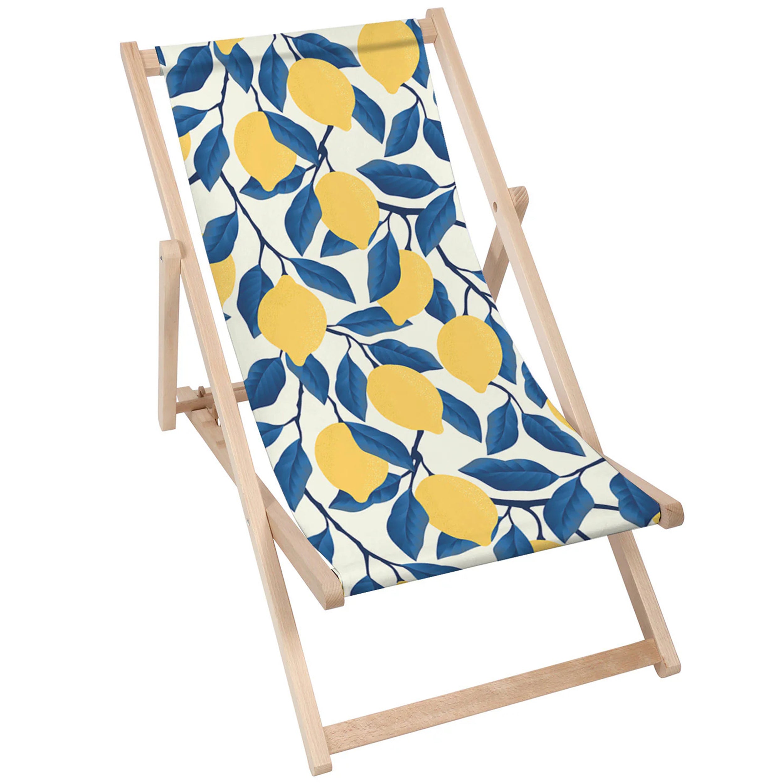 Leżak drewniany Tropical Lemons