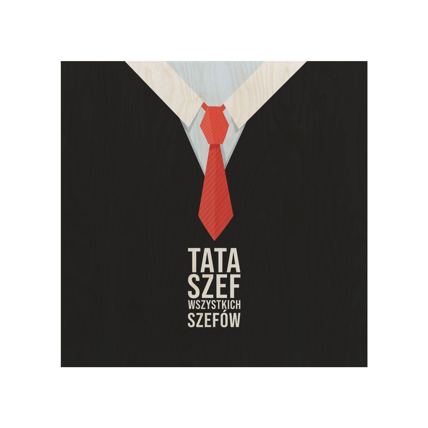 Zestaw Leżak i stolik Tata szef wszystkich szefów