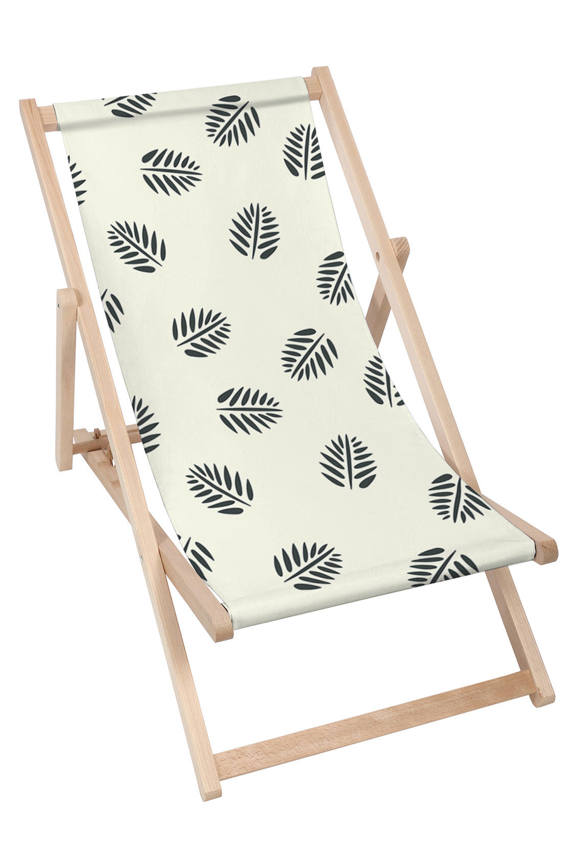 Leżak drewniany Atristic Abstract Tropical