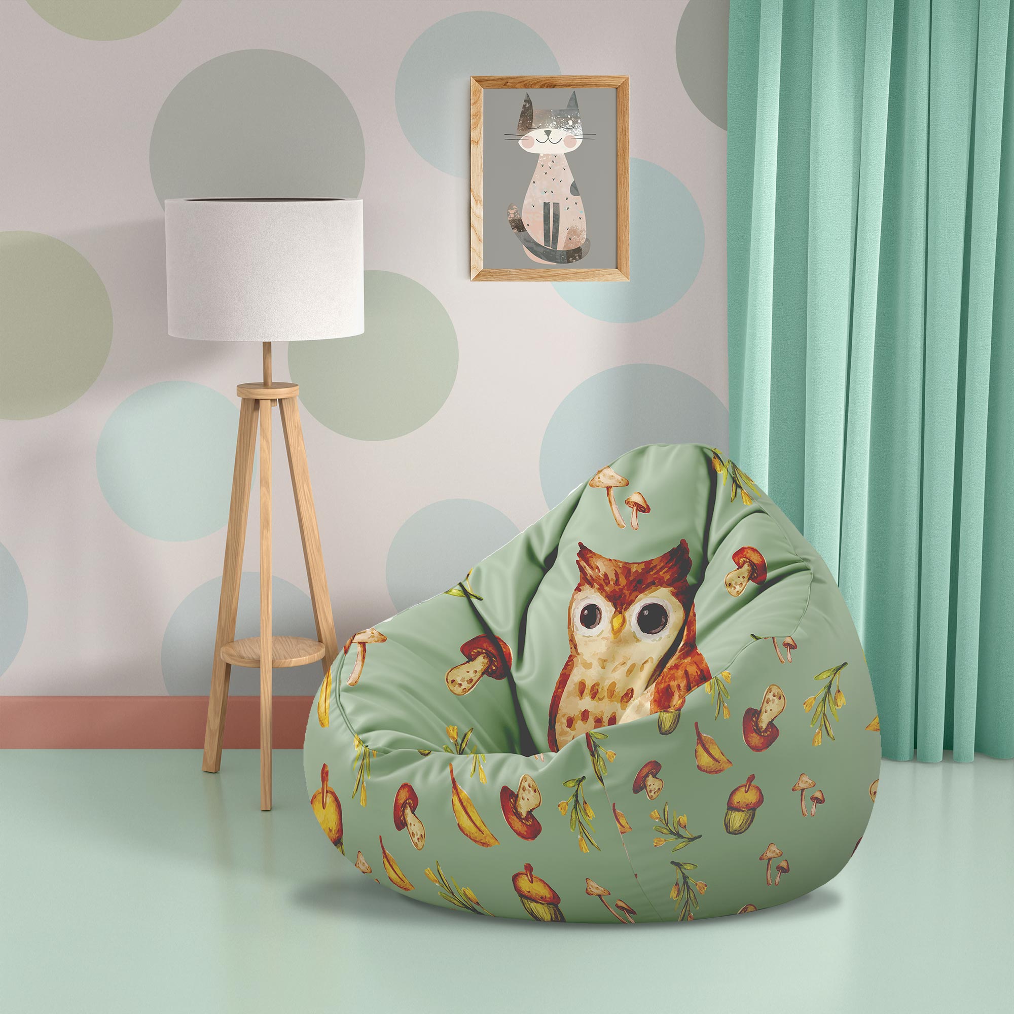 Puf Paradise Autumn Owl-S